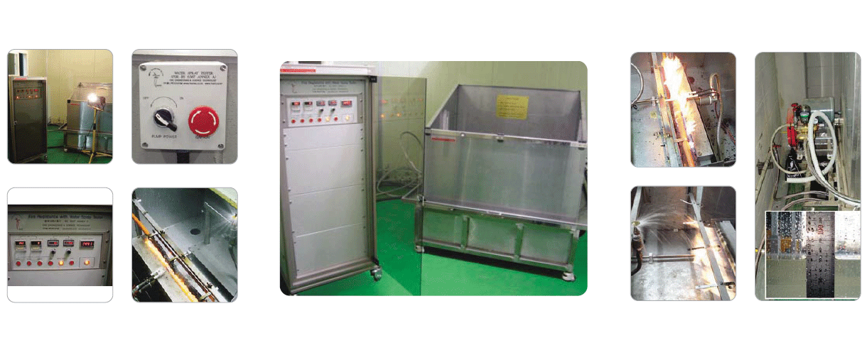 Thiết bị thử nghiệm cáp chống cháy với nước theo tiêu chuẩn IEC 60331, BS 6387 Model: FT-CFW-820